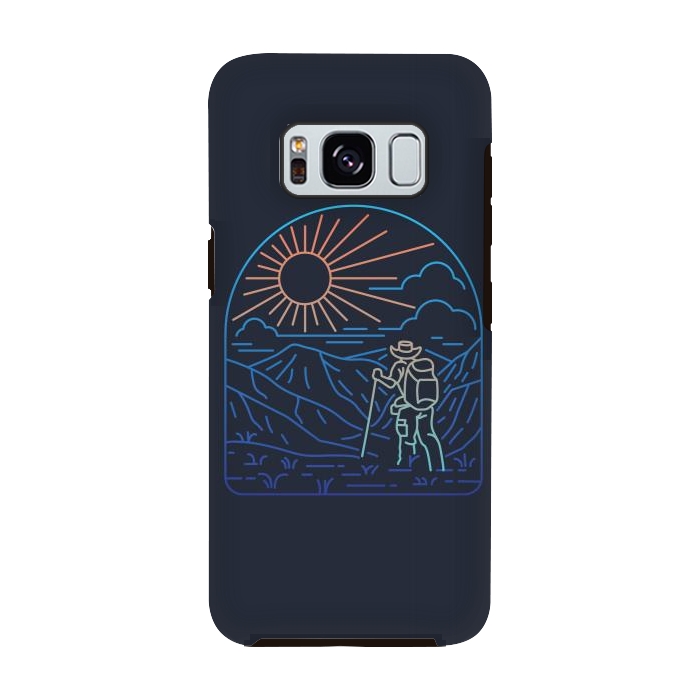 Galaxy S8 StrongFit Hiker Line by Afif Quilimo