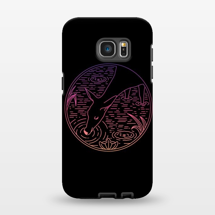 Galaxy S7 EDGE StrongFit Deer Line by Afif Quilimo