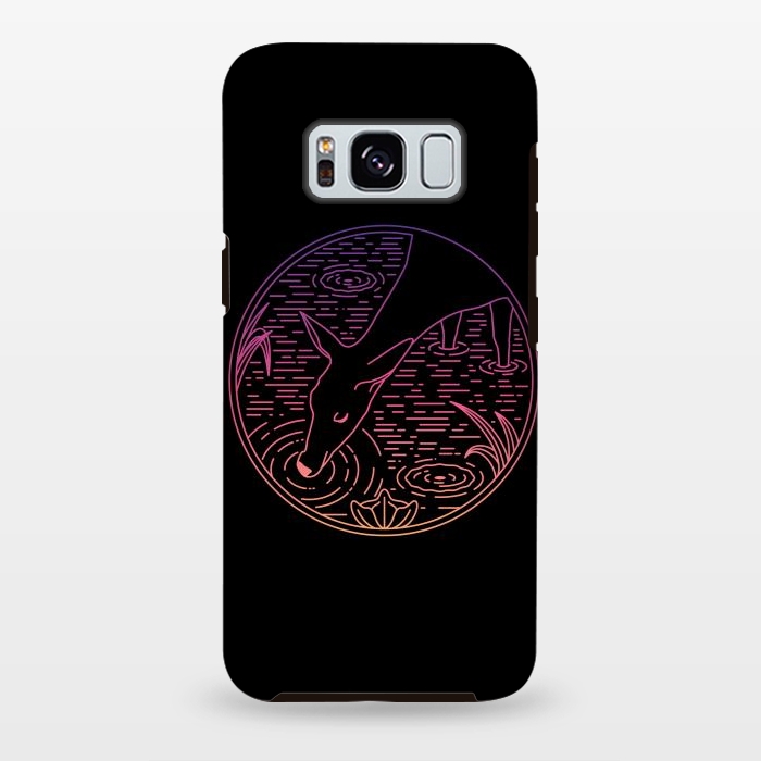Galaxy S8 plus StrongFit Deer Line by Afif Quilimo