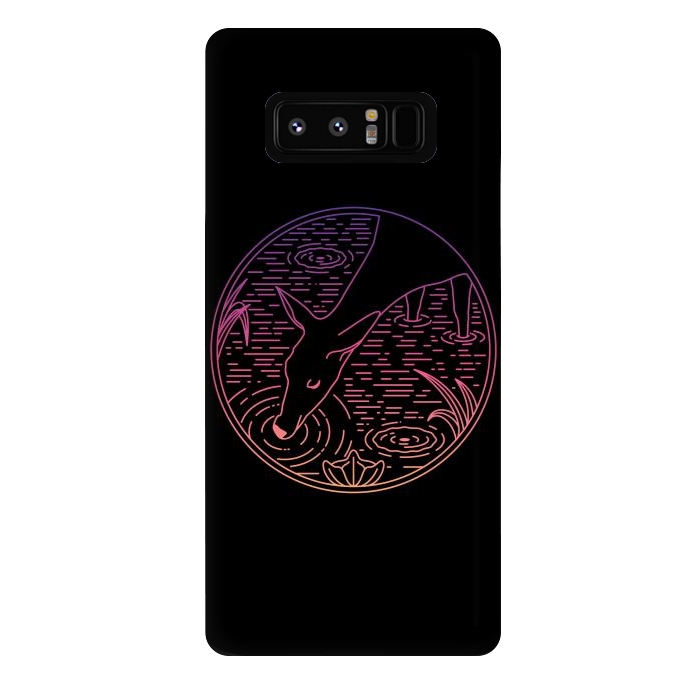 Galaxy Note 8 StrongFit Deer Line by Afif Quilimo