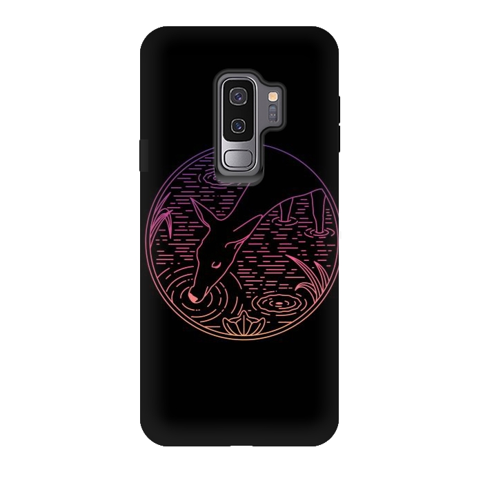 Galaxy S9 plus StrongFit Deer Line by Afif Quilimo