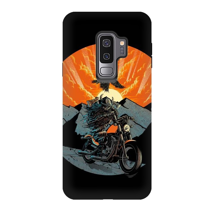 Galaxy S9 plus StrongFit Viking Rider by Afif Quilimo