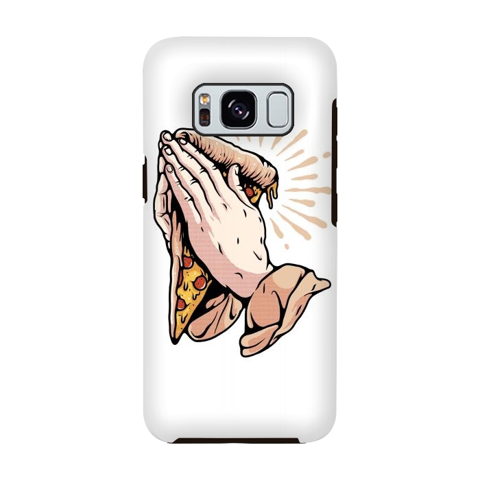 Galaxy S8 StrongFit Pray for Pizza by Afif Quilimo