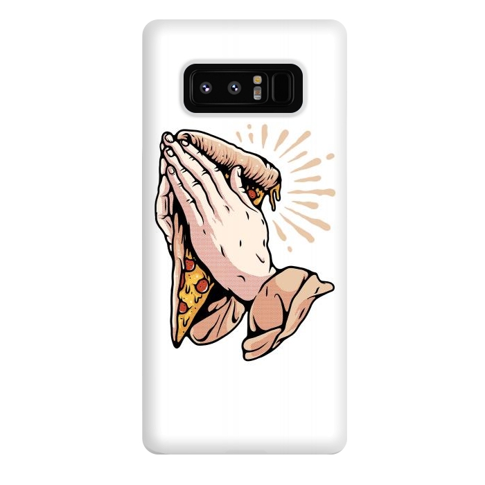 Galaxy Note 8 StrongFit Pray for Pizza by Afif Quilimo