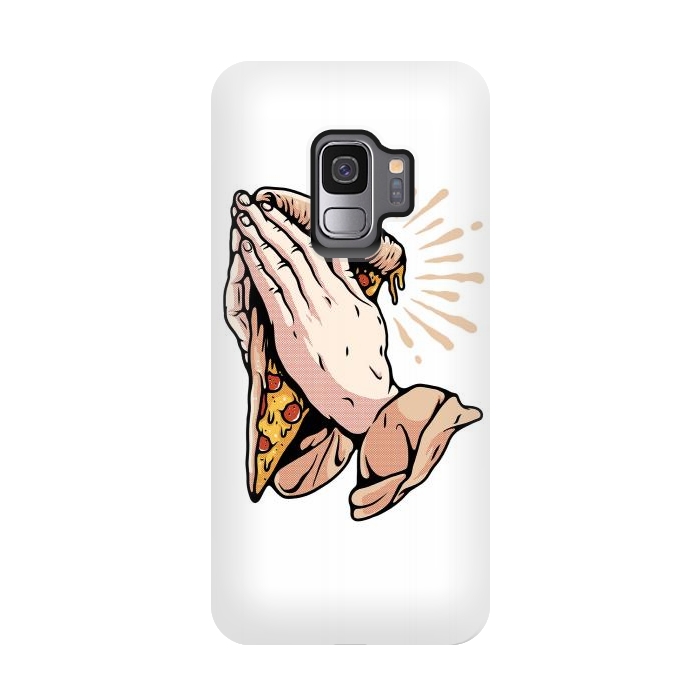 Galaxy S9 StrongFit Pray for Pizza by Afif Quilimo