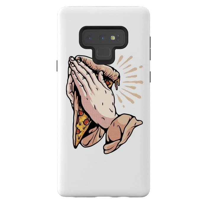Galaxy Note 9 StrongFit Pray for Pizza by Afif Quilimo