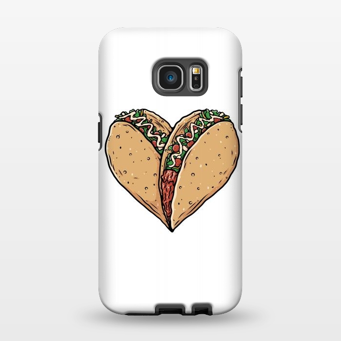 Galaxy S7 EDGE StrongFit Tacos Lover by Afif Quilimo