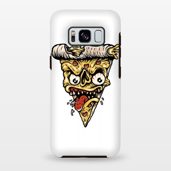 Galaxy S8 plus StrongFit Pizza Monster by Afif Quilimo