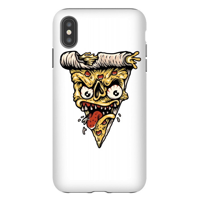 iPhone Xs Max StrongFit Pizza Monster by Afif Quilimo