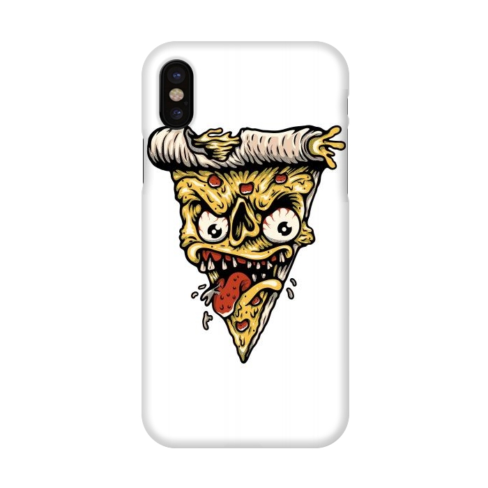 iPhone X SlimFit Pizza Monster by Afif Quilimo