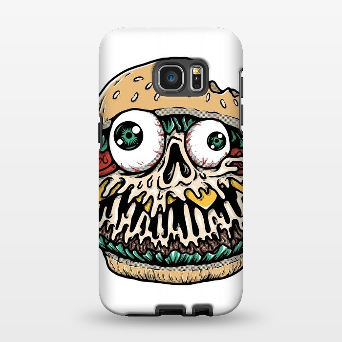 Galaxy S7 EDGE StrongFit Hamburger Monster by Afif Quilimo