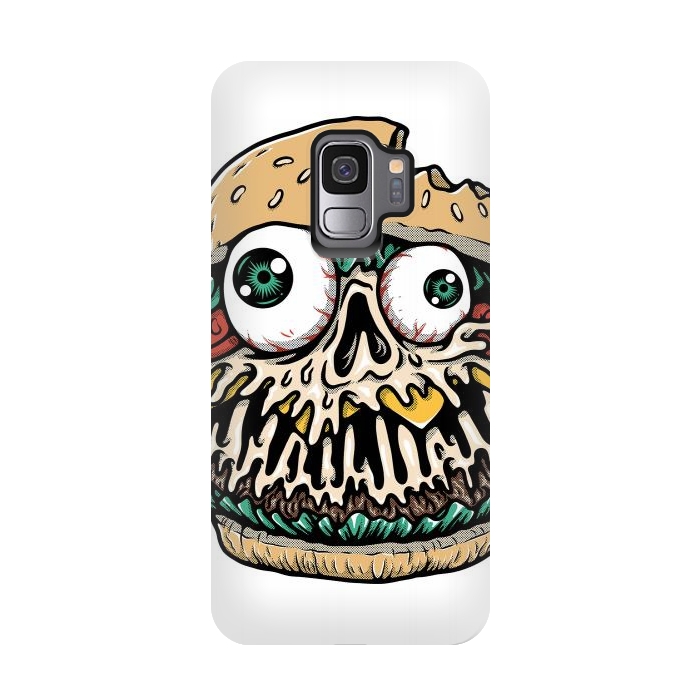Galaxy S9 StrongFit Hamburger Monster by Afif Quilimo