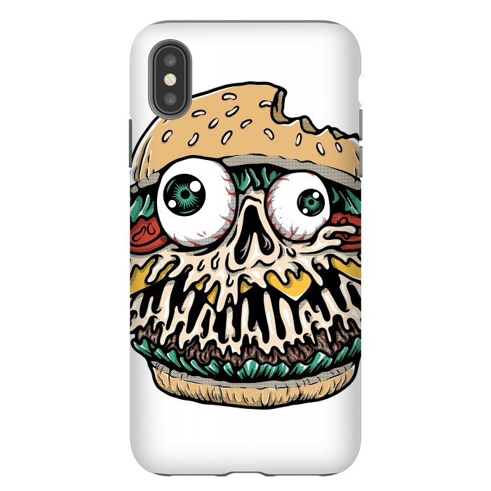 iPhone Xs Max StrongFit Hamburger Monster by Afif Quilimo