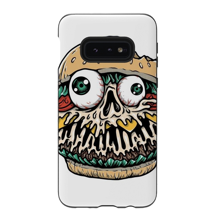 Galaxy S10e StrongFit Hamburger Monster by Afif Quilimo