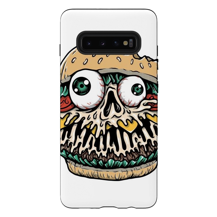Galaxy S10 plus StrongFit Hamburger Monster by Afif Quilimo