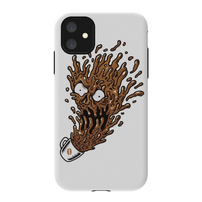 iPhone 11 StrongFit Coffee Monster by Afif Quilimo