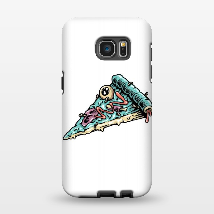 Galaxy S7 EDGE StrongFit Pizza Zombie by Afif Quilimo