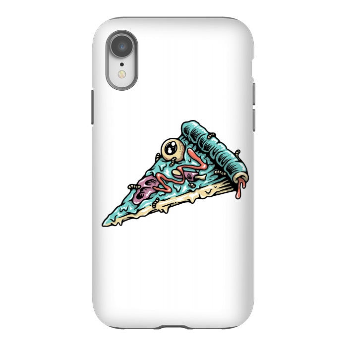 iPhone Xr StrongFit Pizza Zombie by Afif Quilimo