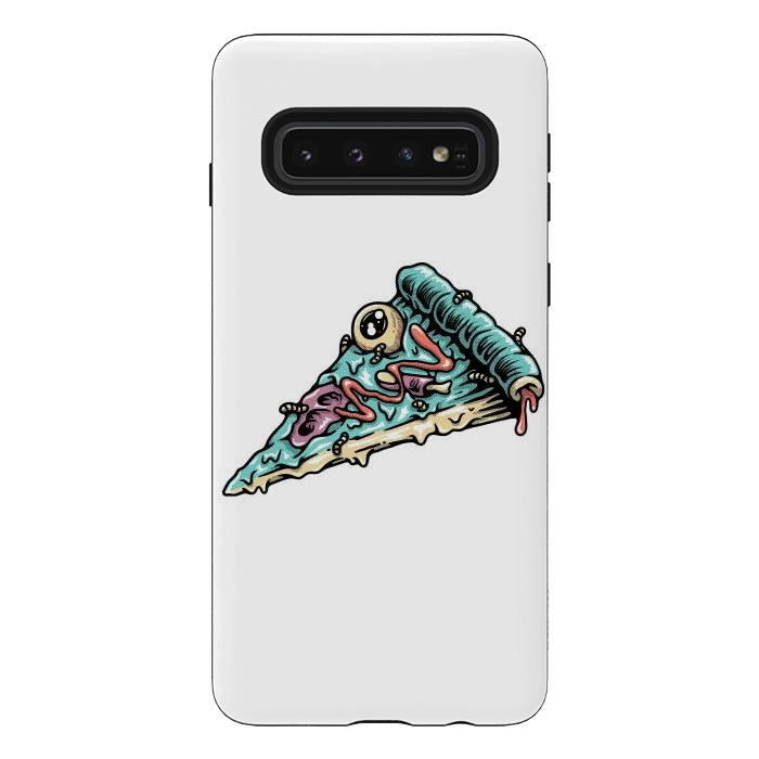 Galaxy S10 StrongFit Pizza Zombie by Afif Quilimo