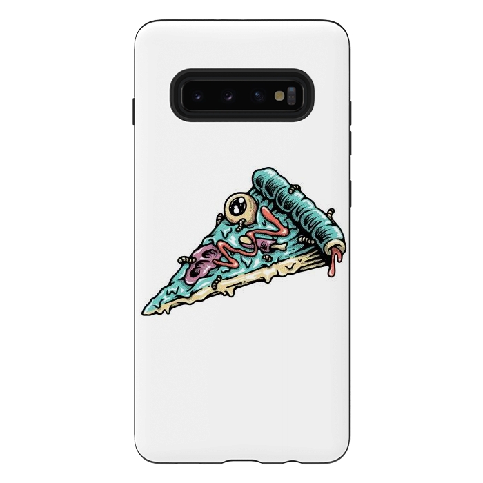 Galaxy S10 plus StrongFit Pizza Zombie by Afif Quilimo