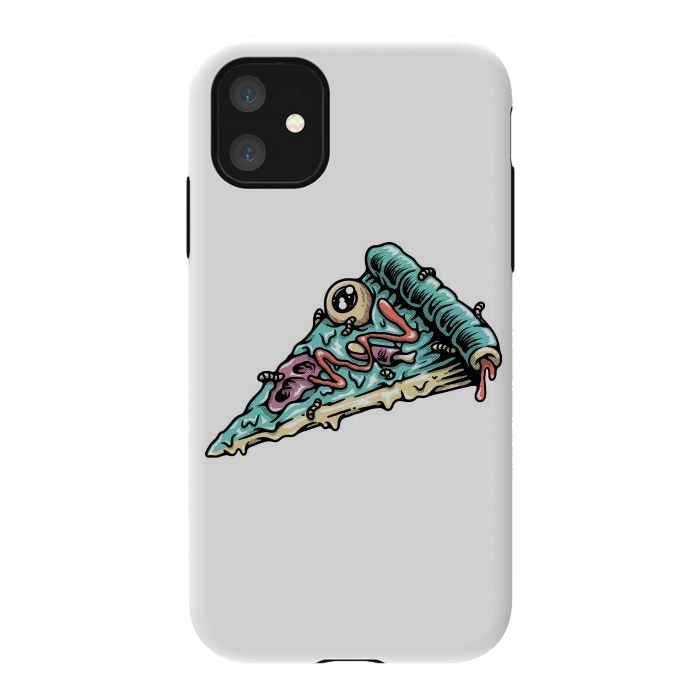 iPhone 11 StrongFit Pizza Zombie by Afif Quilimo