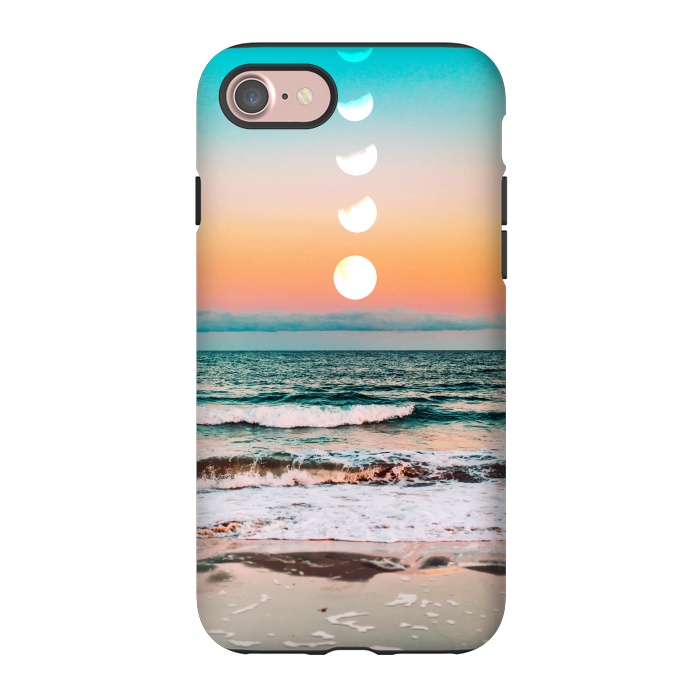 iPhone 7 StrongFit Beach Moon by Uma Prabhakar Gokhale