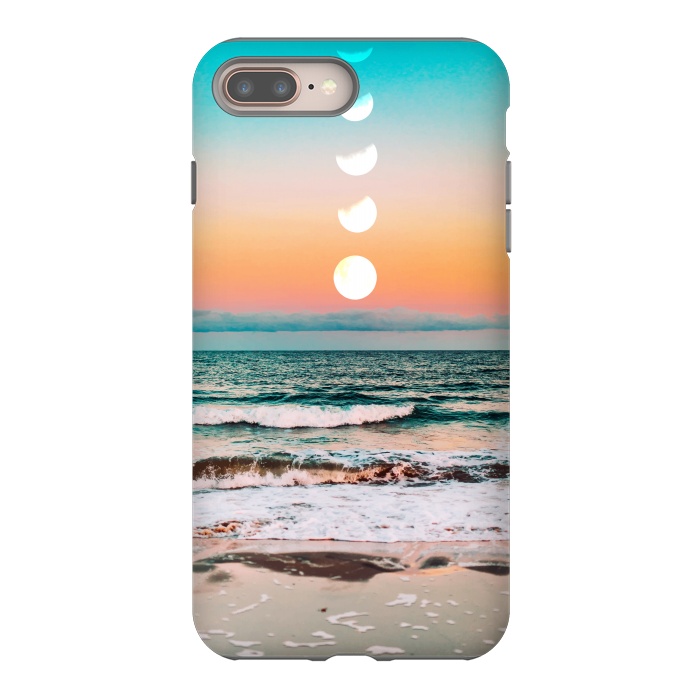 iPhone 7 plus StrongFit Beach Moon by Uma Prabhakar Gokhale
