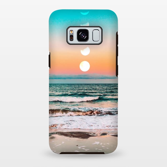 Galaxy S8 plus StrongFit Beach Moon by Uma Prabhakar Gokhale