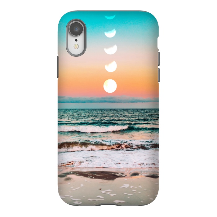 iPhone Xr StrongFit Beach Moon by Uma Prabhakar Gokhale