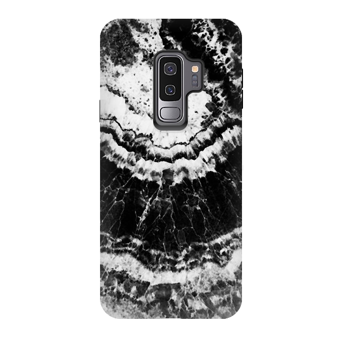 Galaxy S9 plus StrongFit Dark geode marble etxture by Oana 