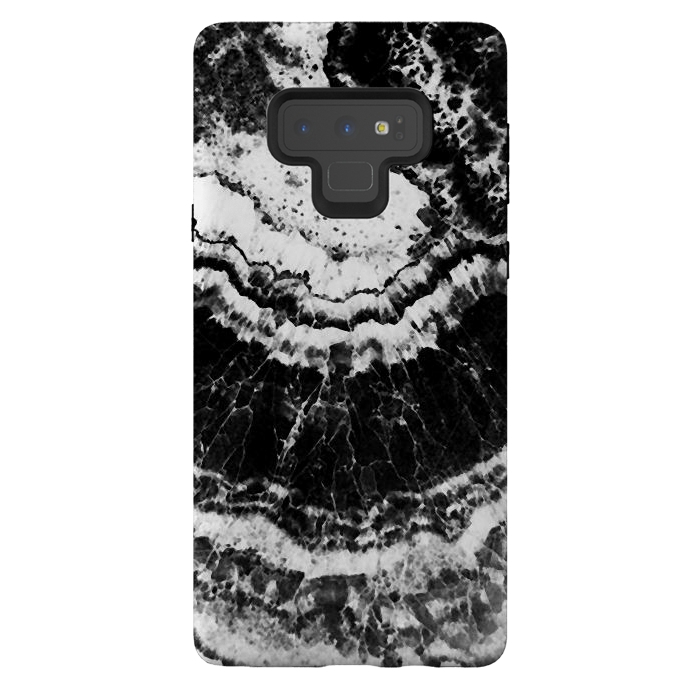 Galaxy Note 9 StrongFit Dark geode marble etxture by Oana 
