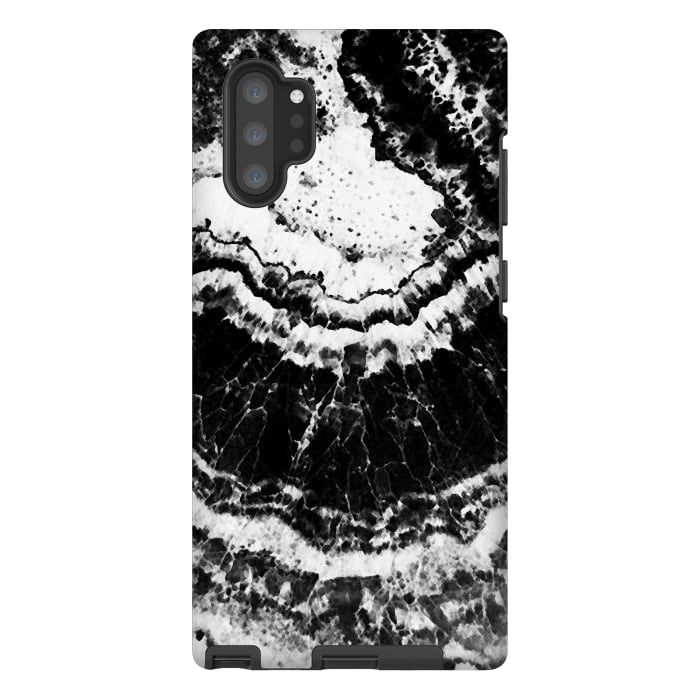 Galaxy Note 10 plus StrongFit Dark geode marble etxture by Oana 