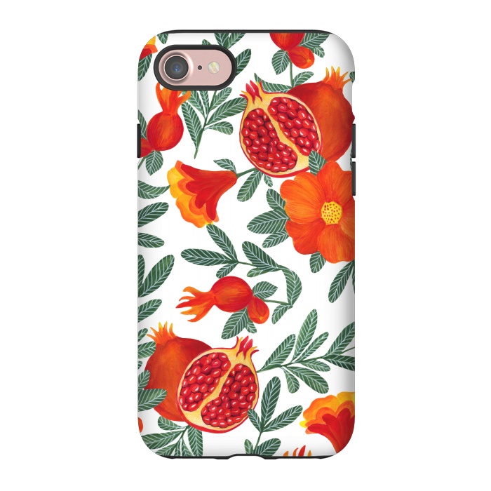 iPhone 7 StrongFit Pomegranate by Julia Badeeva