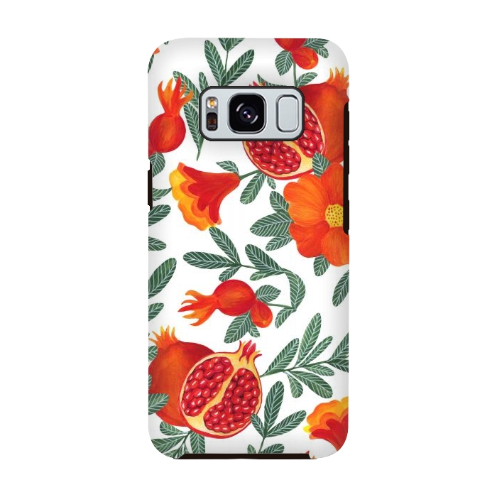 Galaxy S8 StrongFit Pomegranate by Julia Badeeva