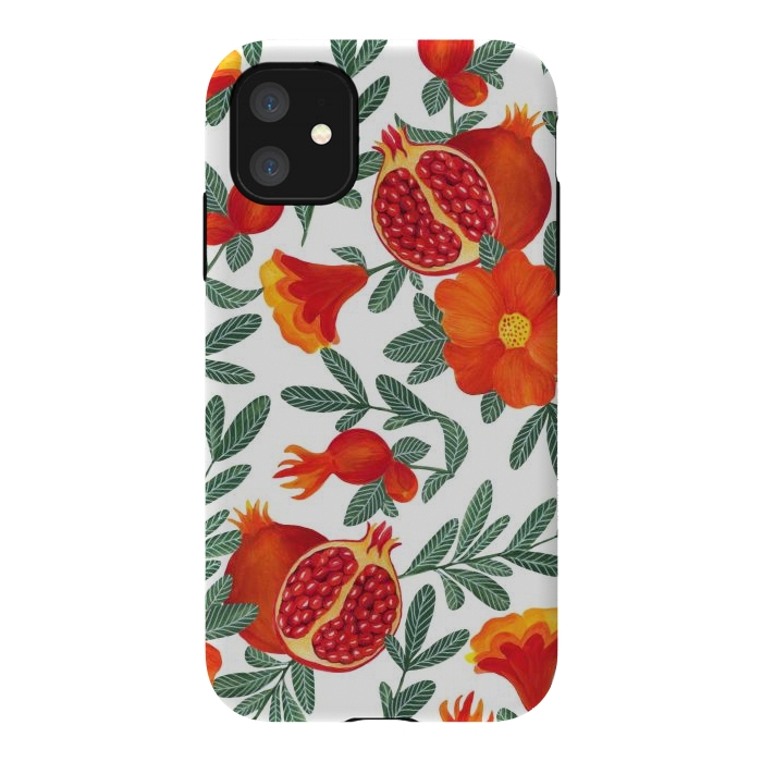 iPhone 11 StrongFit Pomegranate by Julia Badeeva