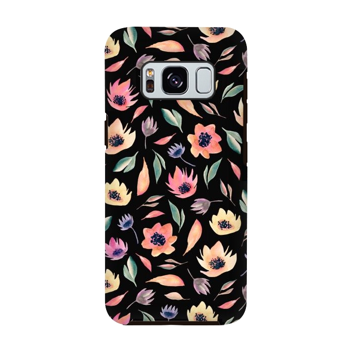 Galaxy S8 StrongFit Floral pattern by Julia Badeeva