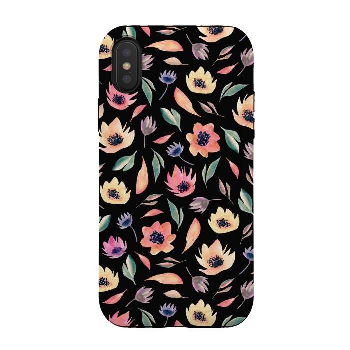 iPhone Xs / X StrongFit Floral pattern by Julia Badeeva