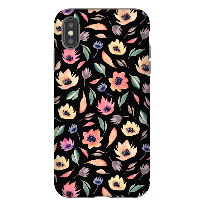iPhone Xs Max StrongFit Floral pattern by Julia Badeeva