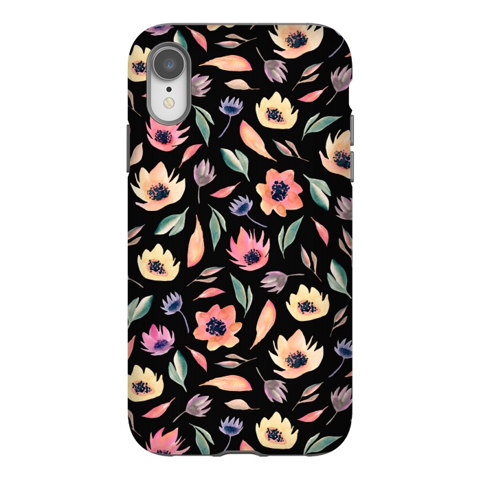 iPhone Xr StrongFit Floral pattern by Julia Badeeva