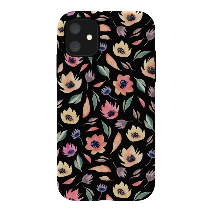 iPhone 11 StrongFit Floral pattern by Julia Badeeva