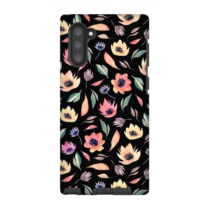 Galaxy Note 10 StrongFit Floral pattern by Julia Badeeva