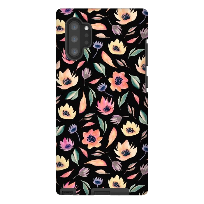 Galaxy Note 10 plus StrongFit Floral pattern by Julia Badeeva