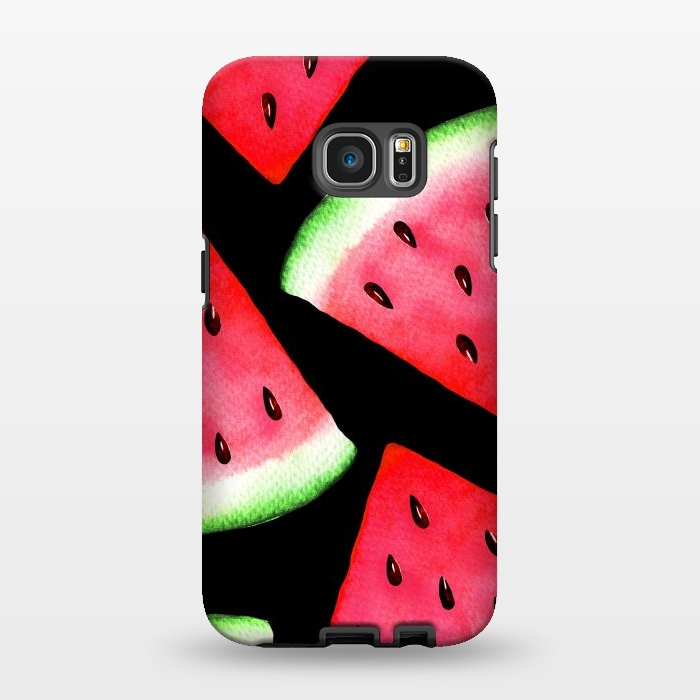 Galaxy S7 EDGE StrongFit Watermelon by Julia Badeeva