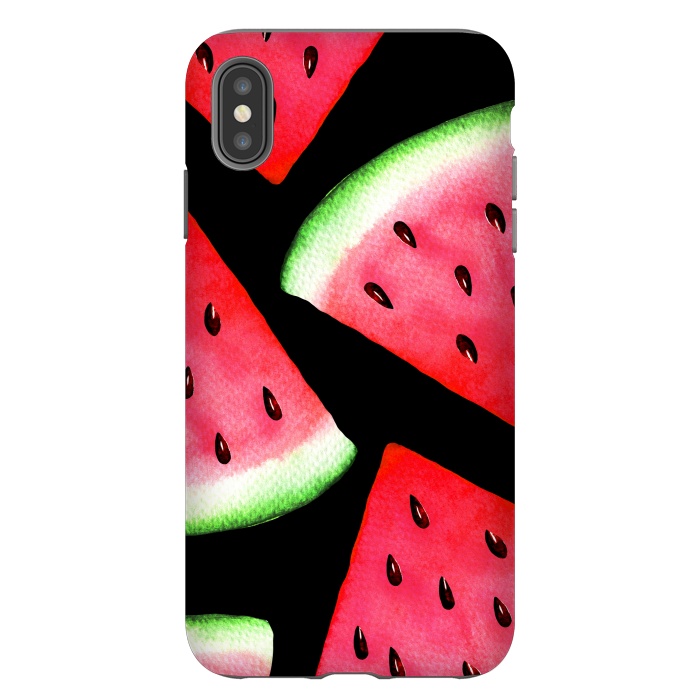 iPhone Xs Max StrongFit Watermelon by Julia Badeeva