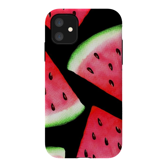 iPhone 11 StrongFit Watermelon by Julia Badeeva