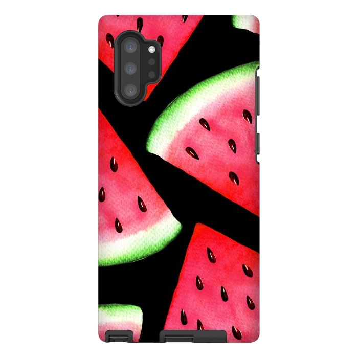 Galaxy Note 10 plus StrongFit Watermelon by Julia Badeeva