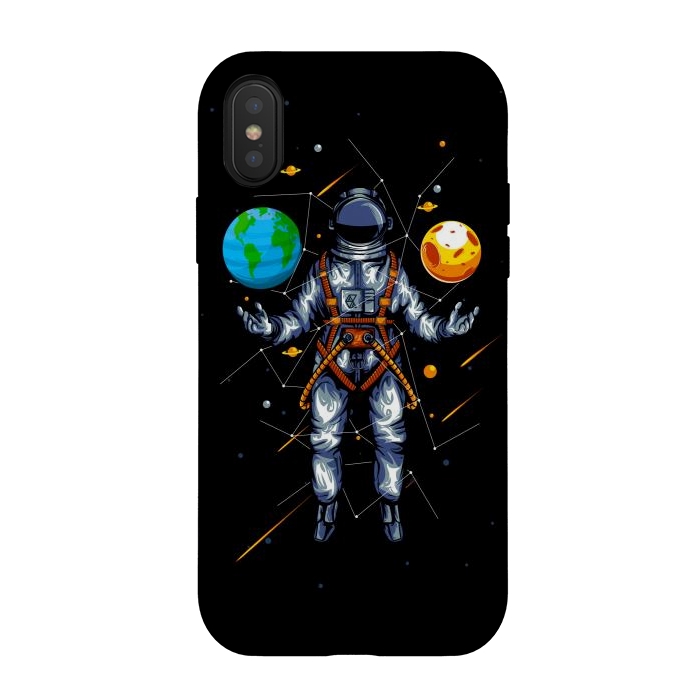 iPhone Xs / X StrongFit astronaut i by haroulita