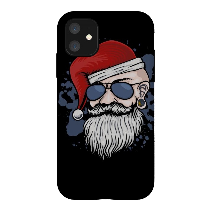 iPhone 11 StrongFit funny santa claus by haroulita