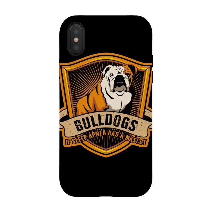 iPhone Xs / X StrongFit bulldog by haroulita