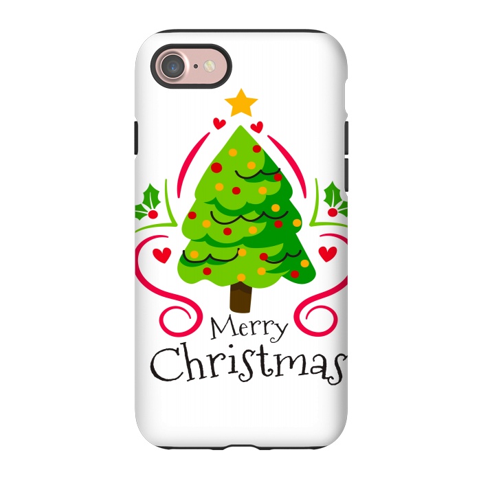 iPhone 7 StrongFit merry xmas tree by haroulita